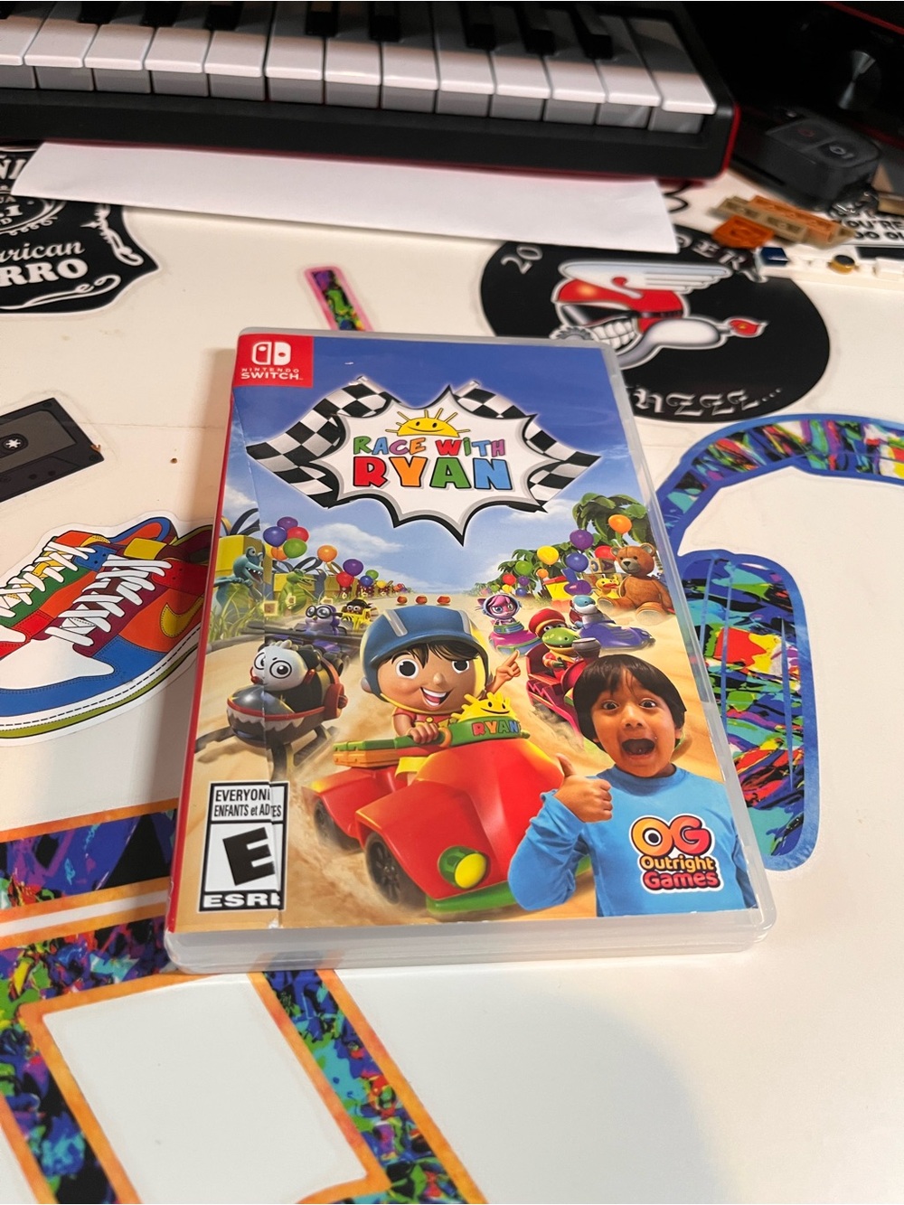 Nintendo Switch Race With Ryan - Blue Game Case